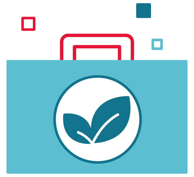 Graphic icon for environmental job